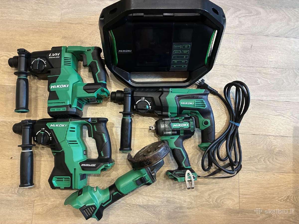 Hitachi,hikoki Įrankiai - nuotraukos Nr. 2