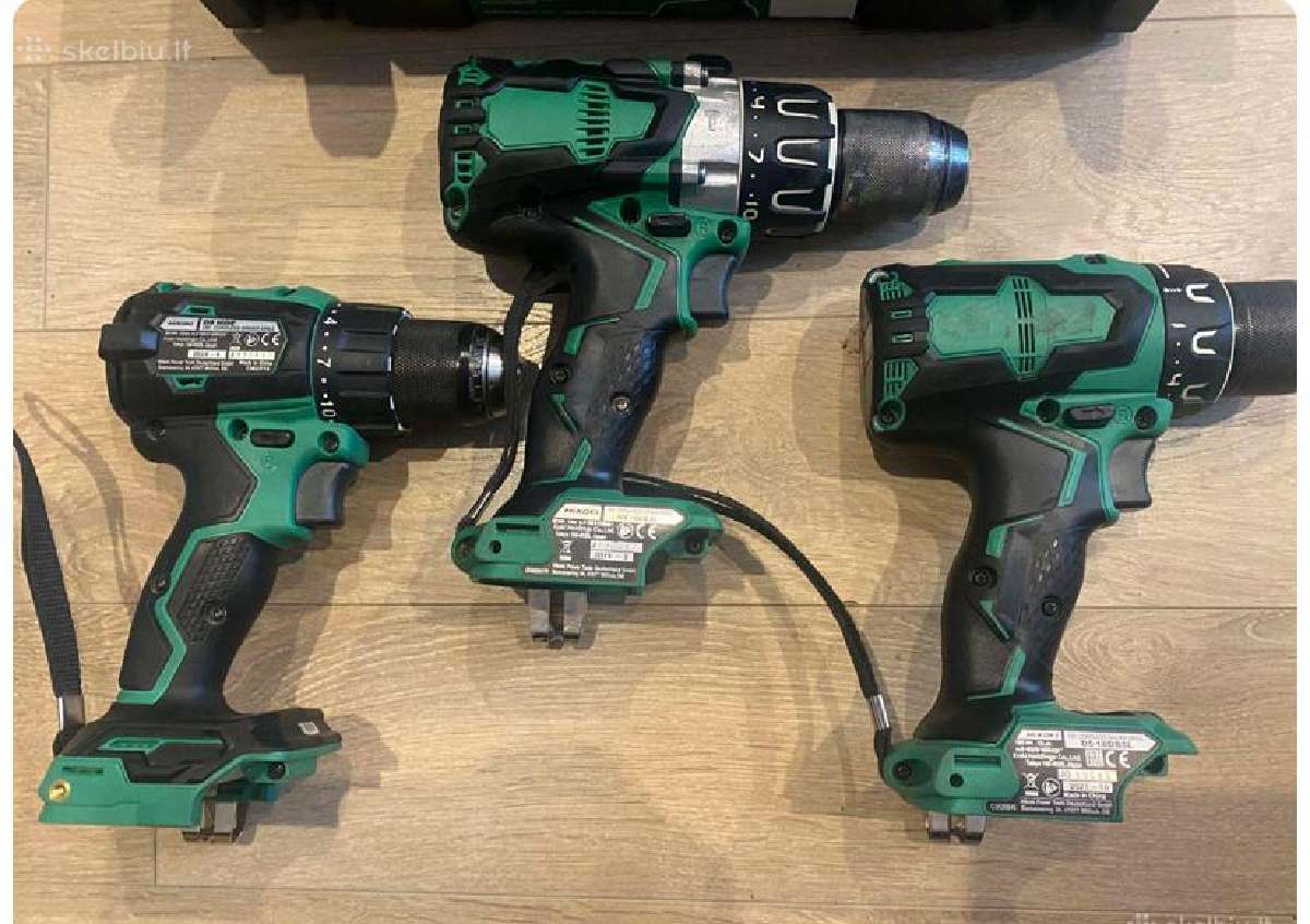 Hitachi,hikoki Įrankiai - nuotraukos Nr. 7