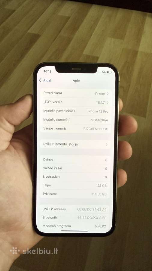 Apple iPhone 12 Pro 128gb - 140eur - nuotraukos Nr. 4