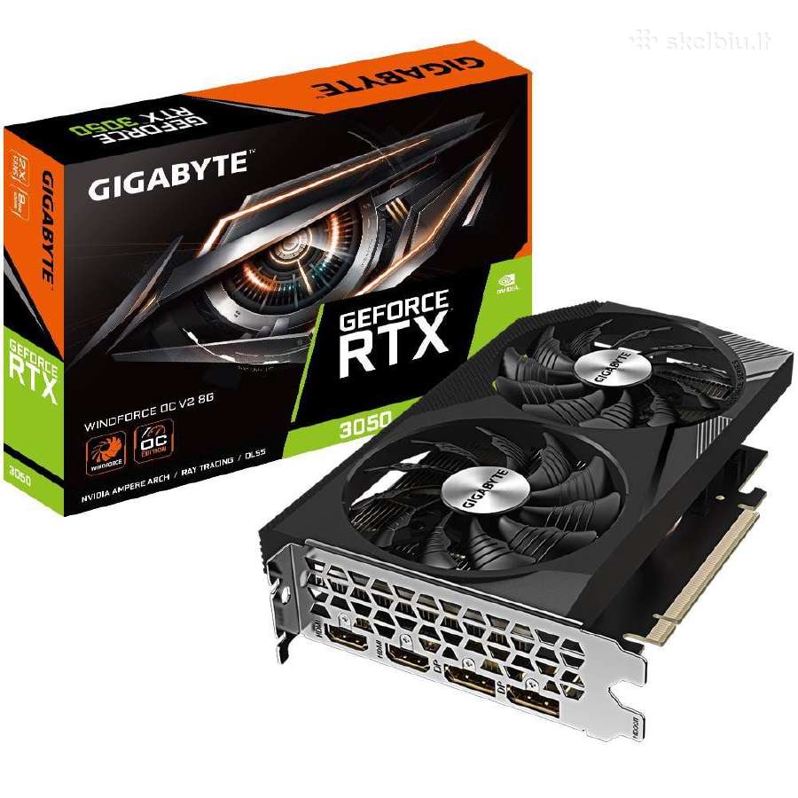 Gigabyte Geforce Rtx 3050 Windforce V2 Oc 8gb Ddr6