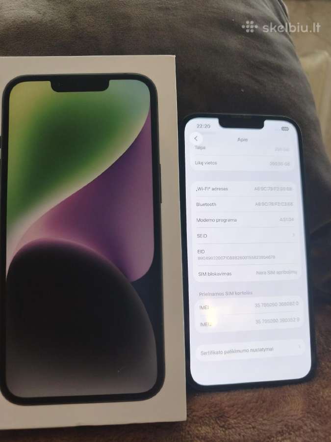 iPhone 14, 256 GB, juodas - nuotraukos Nr. 6