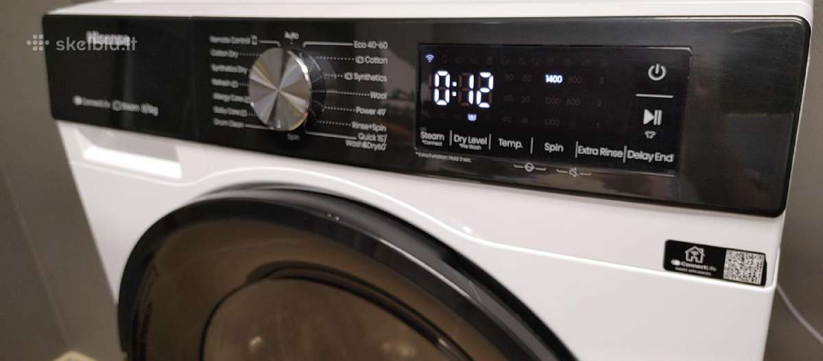Gorenje / Hisense skalbyklė / džiovyklė 8/5kg