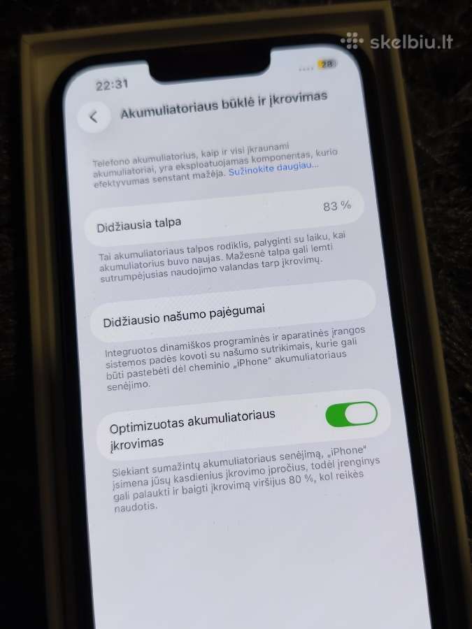 iPhone 14, 256 GB, juodas - nuotraukos Nr. 7