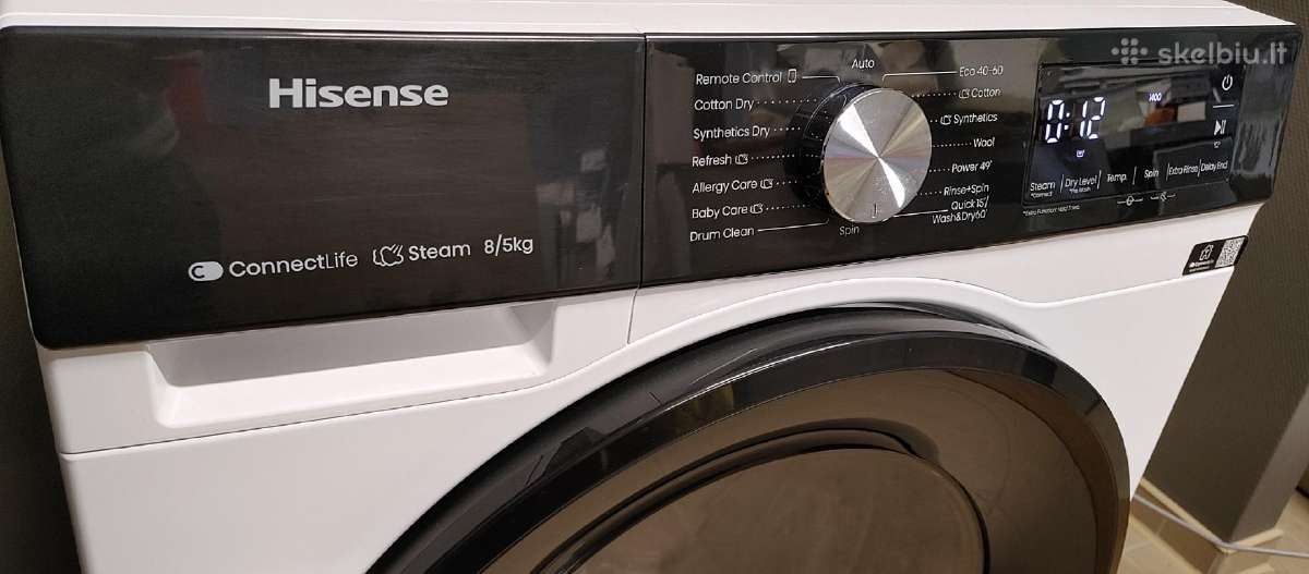 Gorenje / Hisense skalbyklė / džiovyklė 8/5kg - nuotraukos Nr. 2