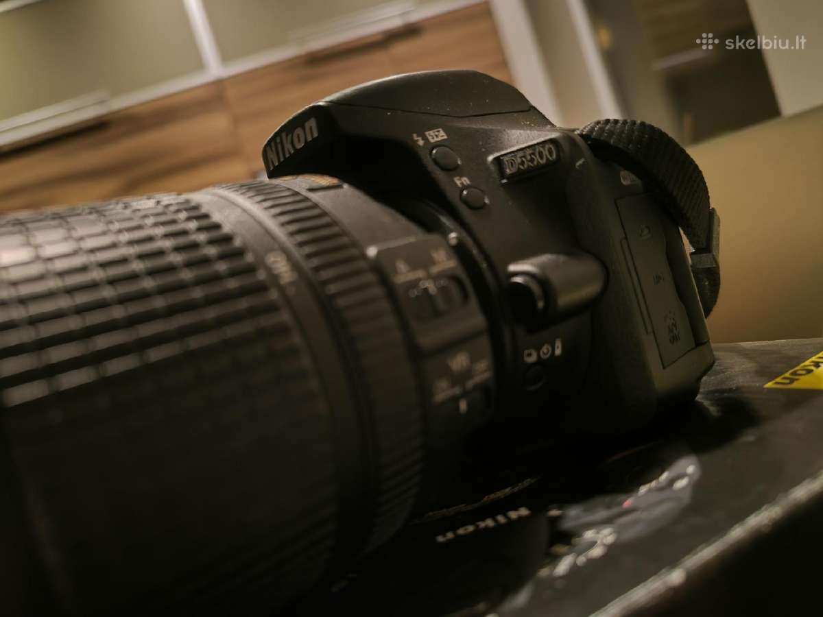 Nikon D5500 + Af-s Dx Nikkor Vr 18-140 3.5-5.6g Ed - nuotraukos Nr. 6