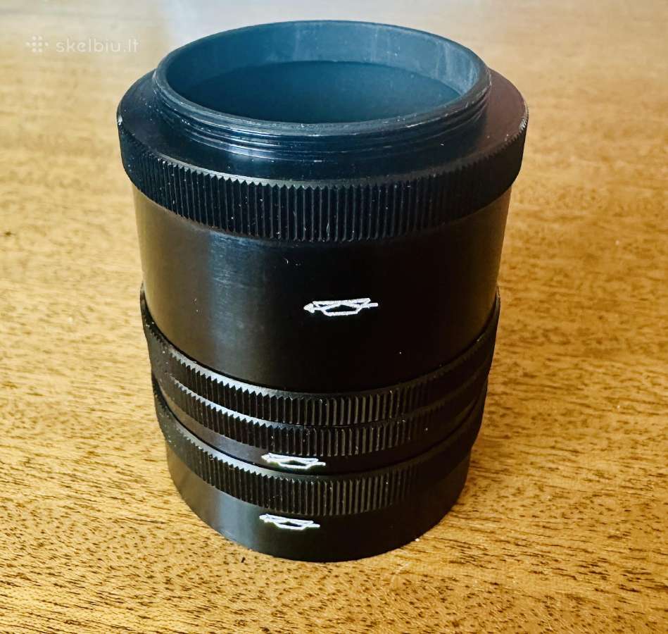 Ilginimo žiedai fotoaparatui "Zenit"