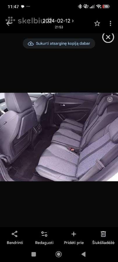 Peugeot 5008 - nuotraukos Nr. 10