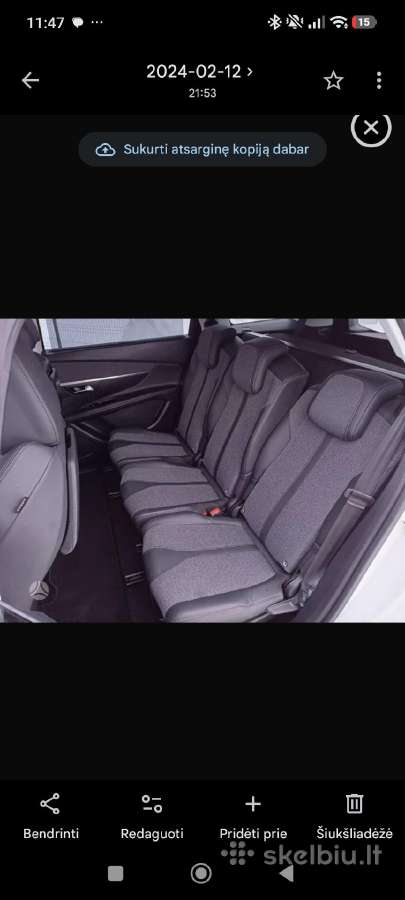 Peugeot 5008 - nuotraukos Nr. 11