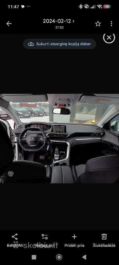 Peugeot 5008 - nuotraukos Nr. 12