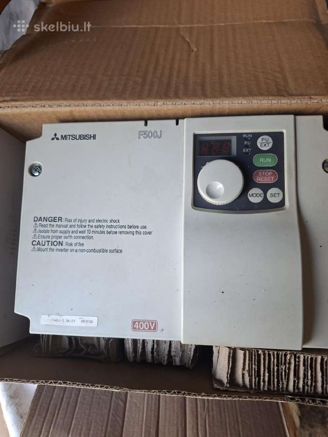 Dažnio ketiklis 5,5kw. Mitsubichi