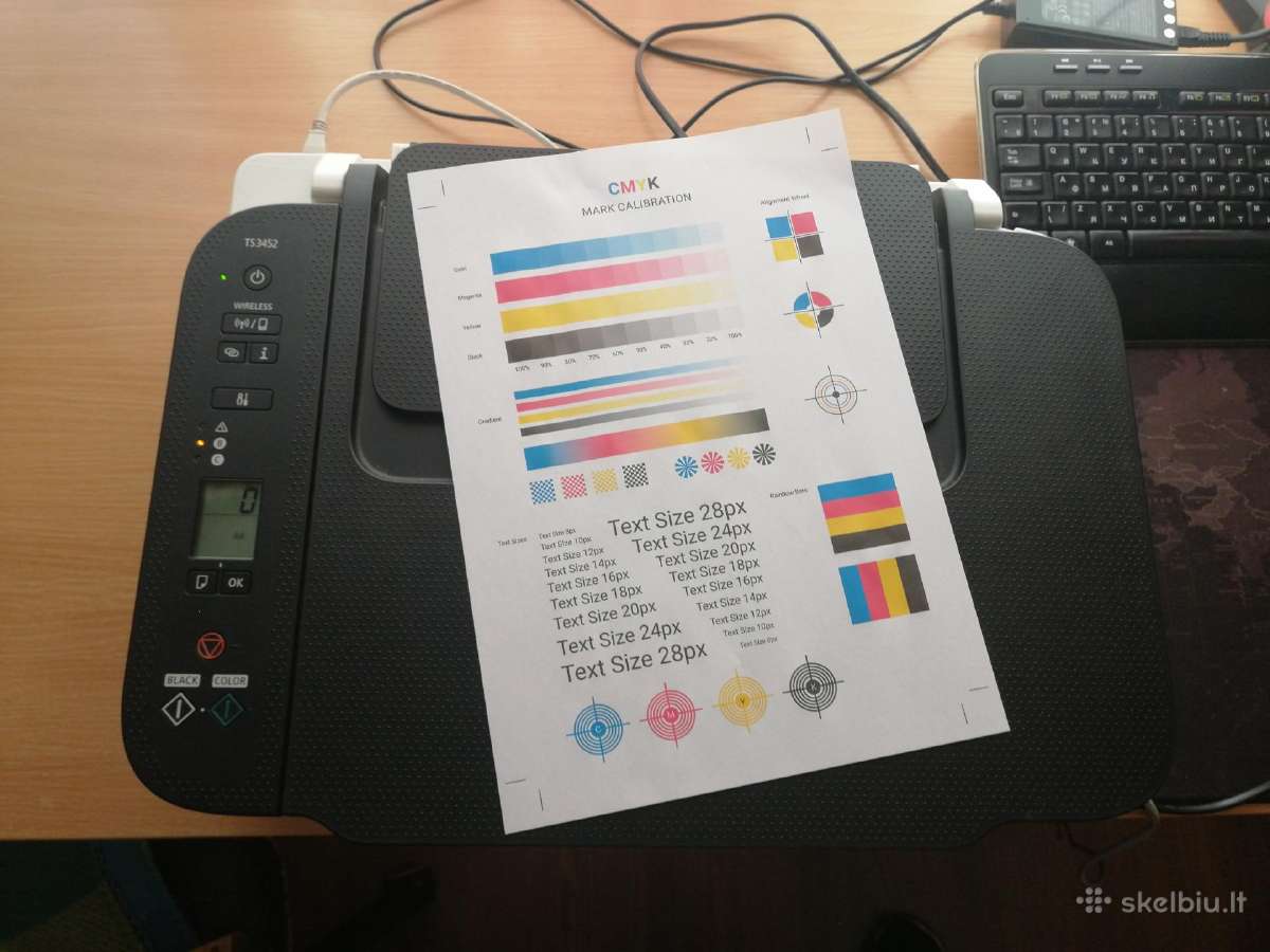 Parduodu rašalini printeri canon pixma Ts3452 - nuotraukos Nr. 3