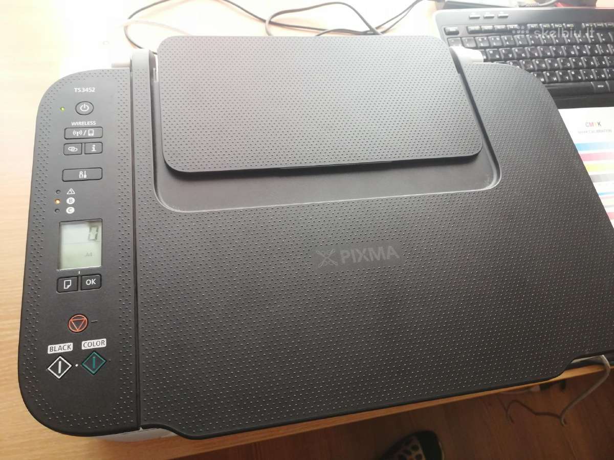 Parduodu rašalini printeri canon pixma Ts3452 - nuotraukos Nr. 4