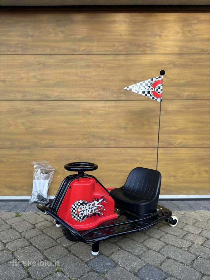 Demo Razor Crazy Cart Black elektrinis drift karti