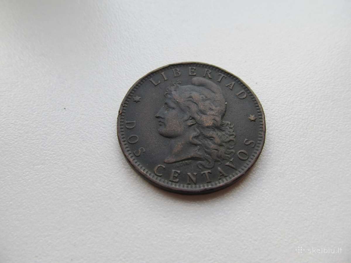 2 centavai , Argentina , 1893