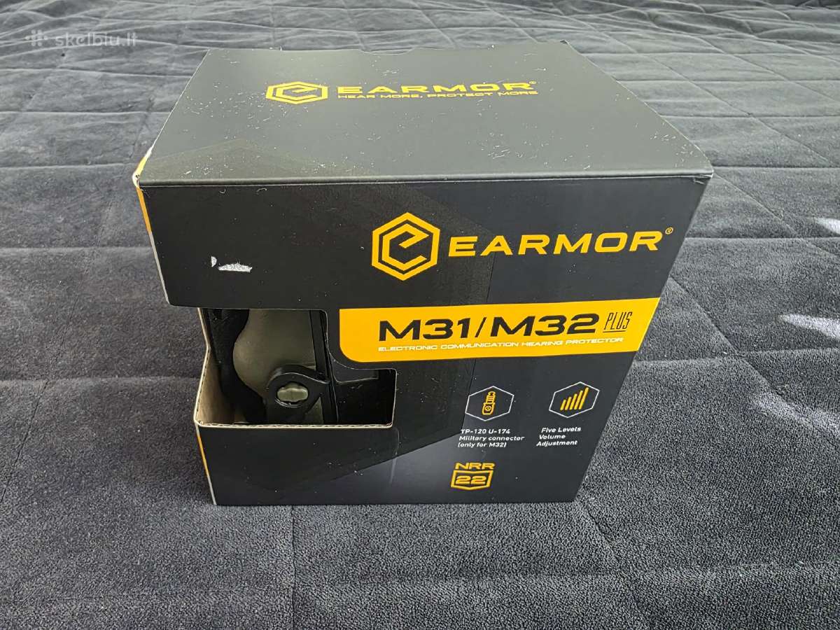 Earmor M32 Plus taktinės ausinės
