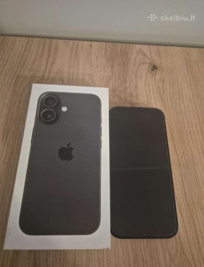 iPhone 16 praktiškai naujas