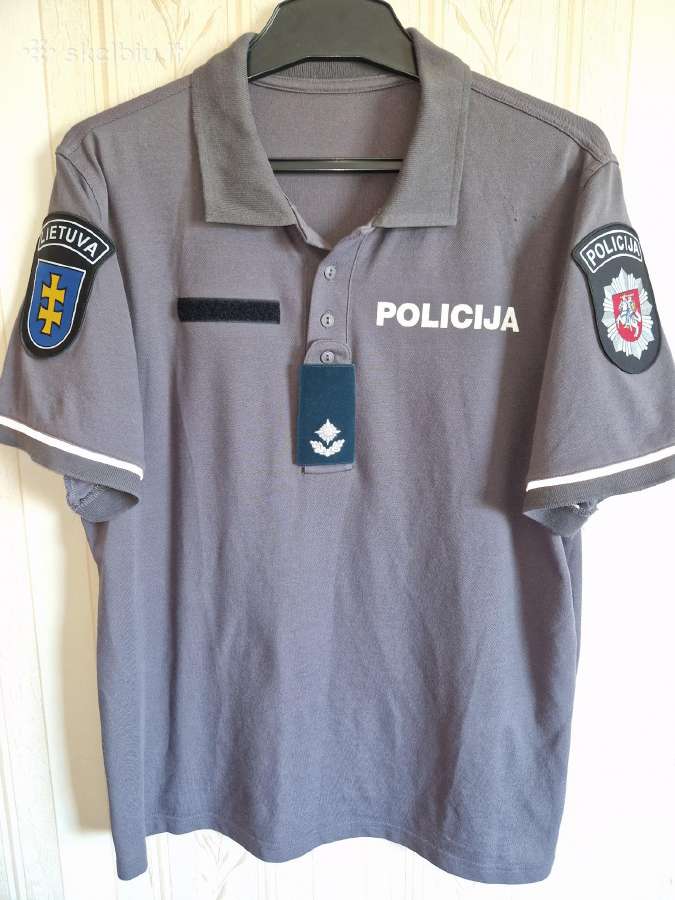 Lietuvos policijos vyriški vasariniai marškinėliai