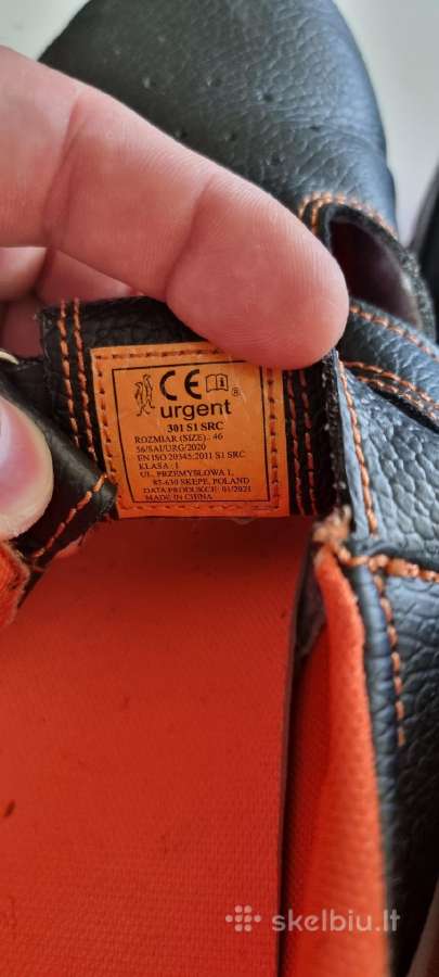 Nauji darbiniai sandalai Urgent 301 S1 Src (46 dyd - nuotraukos Nr. 3