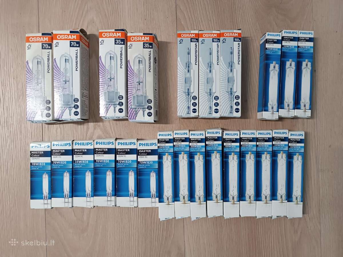 Naujos halogeninės lemputės