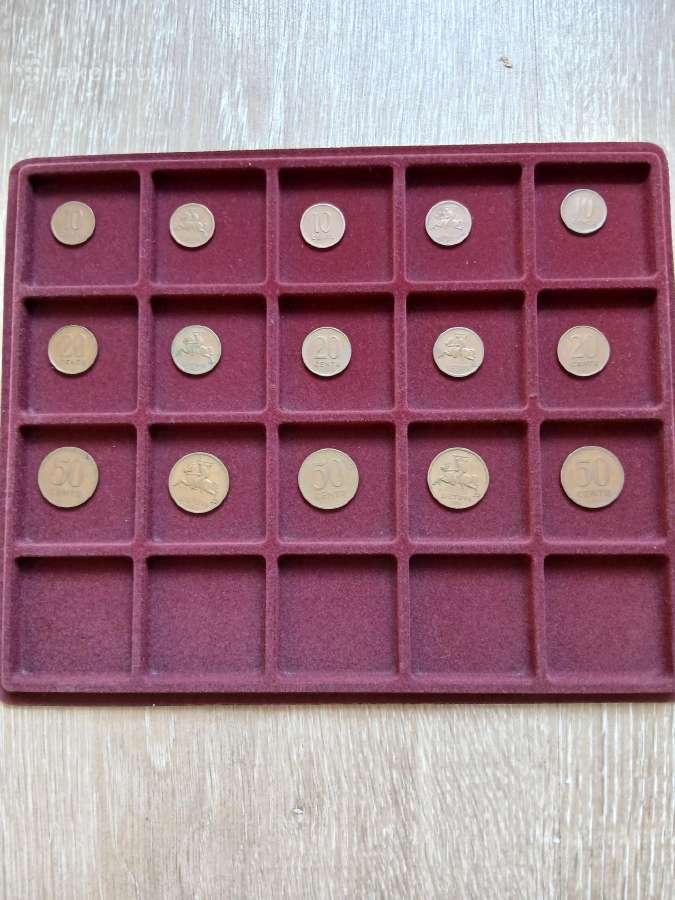 Lietuva 1991 10,20,50 centai - nuotraukos Nr. 2