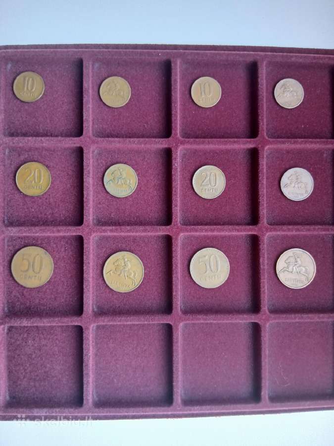Lietuva 1991 10,20,50 centai - nuotraukos Nr. 5