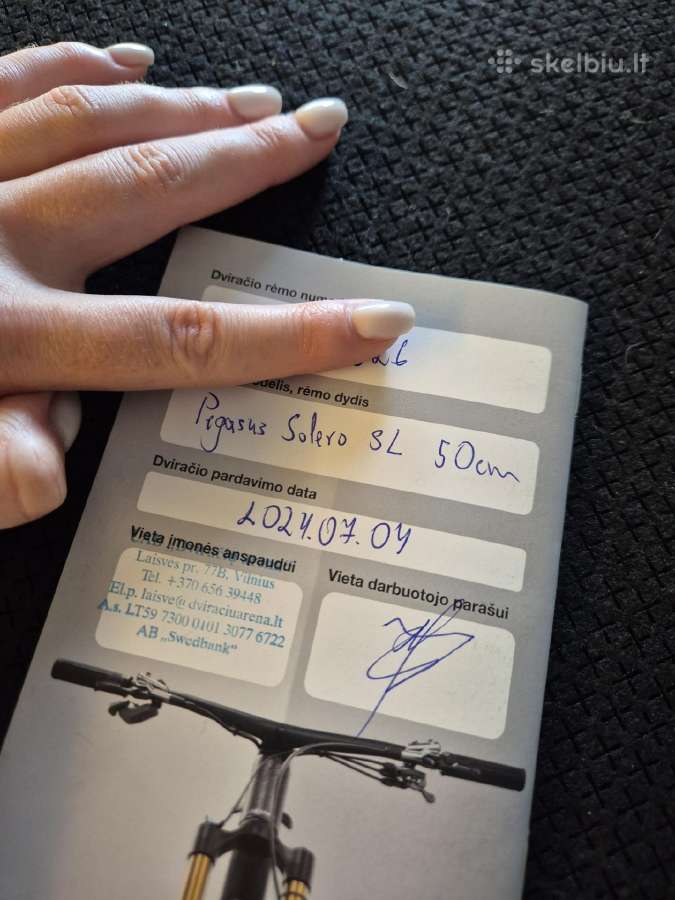 Dviratis 28" Pegasus Solero SL 24g trapez mėlynas - nuotraukos Nr. 6