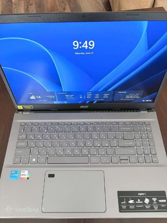 Продаю Acer Aspire 5 в идеальном состоянии! - nuotraukos Nr. 3