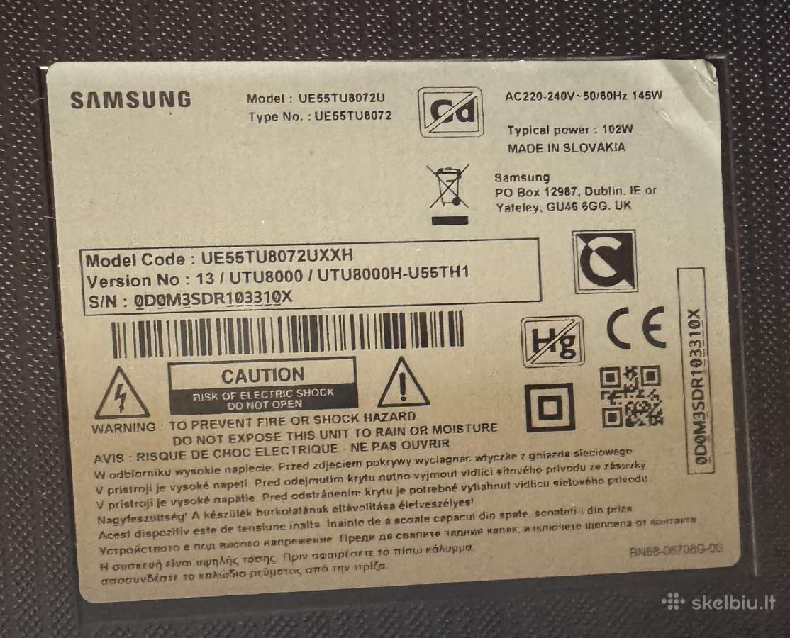 Samsung 55" Smart TV - nuotraukos Nr. 2