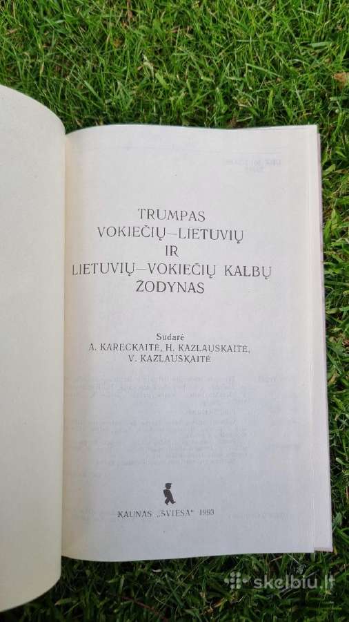 Trumpas vokiečių-liet. ir liet.-vokiečių žodynas - nuotraukos Nr. 2