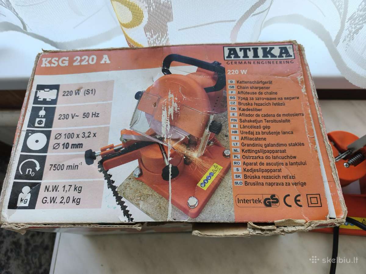 Grandinių galandimo staklės Atika - nuotraukos Nr. 2