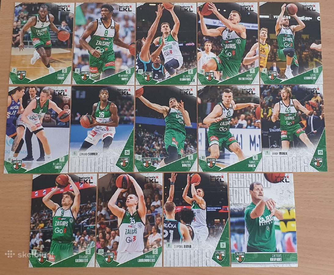 Nba, Eurolygos ir Lkl kortelės - nuotraukos Nr. 5