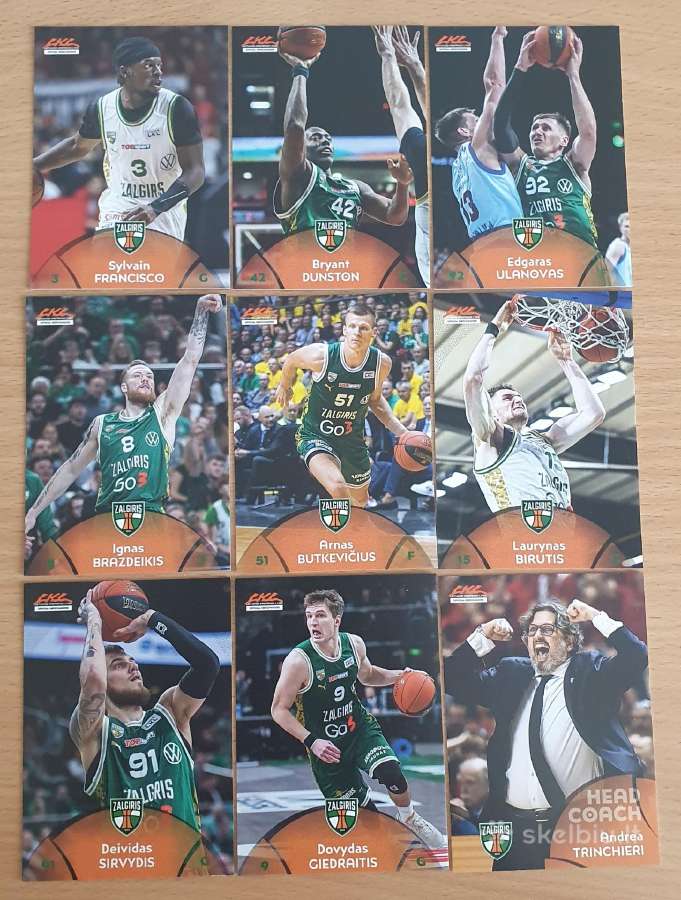 Nba, Eurolygos ir Lkl kortelės - nuotraukos Nr. 6