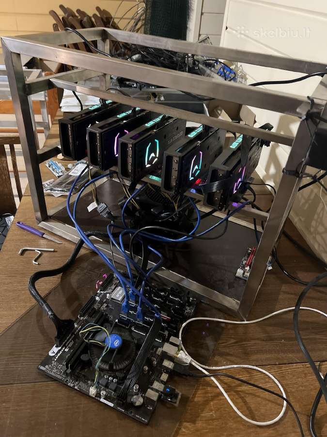 Minig/ai/render rig su 5 Nvidia Geforce Rtx 3070
