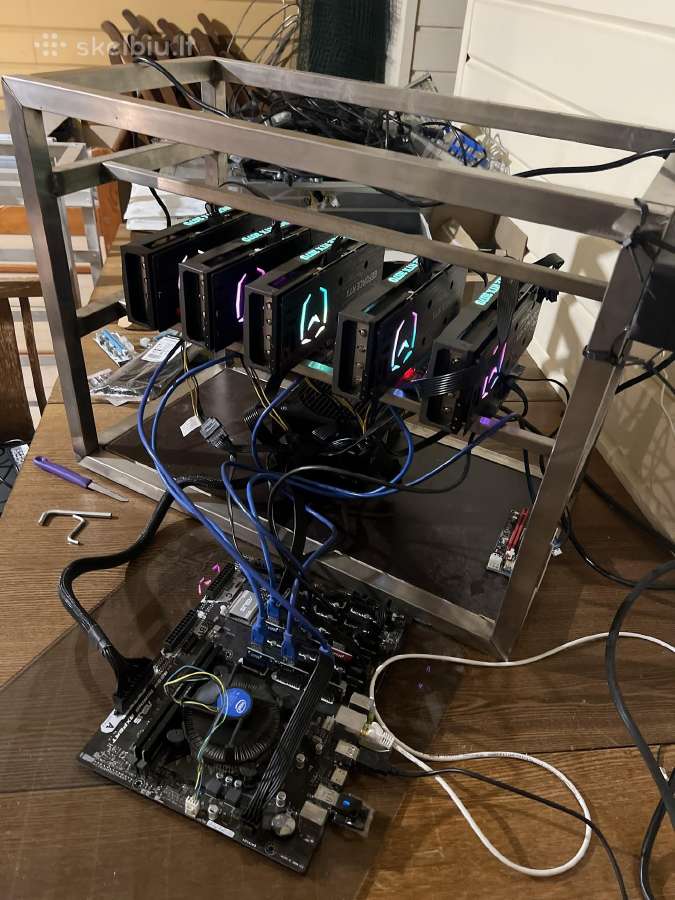 Minig/ai/render rig su 5 Nvidia Geforce Rtx 3070