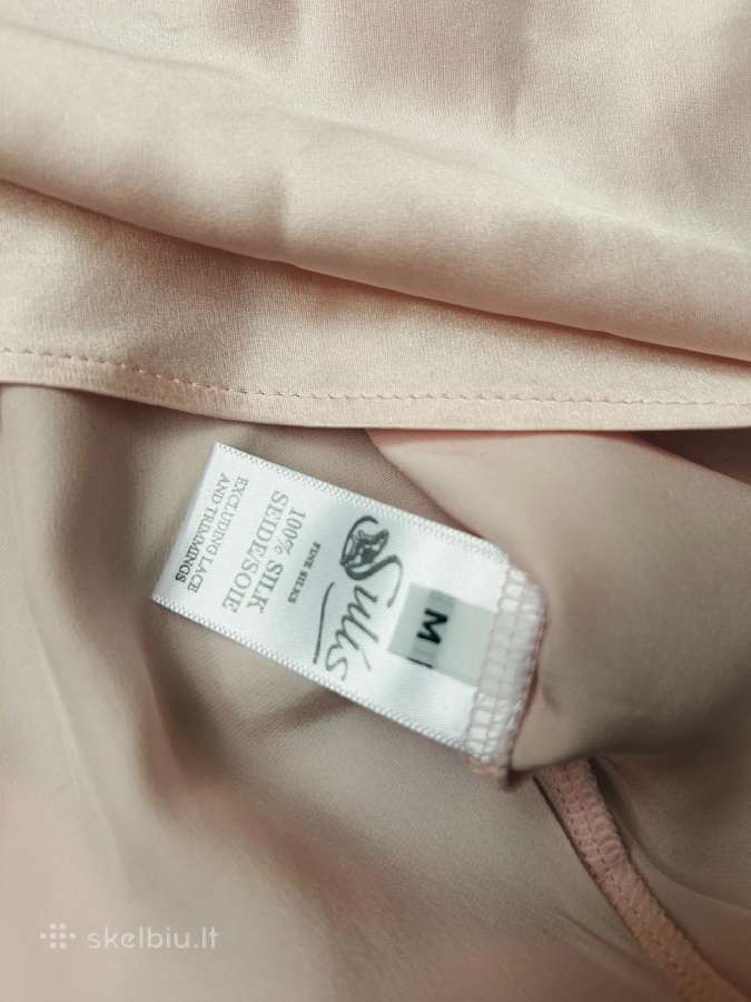 100 % naturalaus šilko naktiniai marškiniai - nuotraukos Nr. 3
