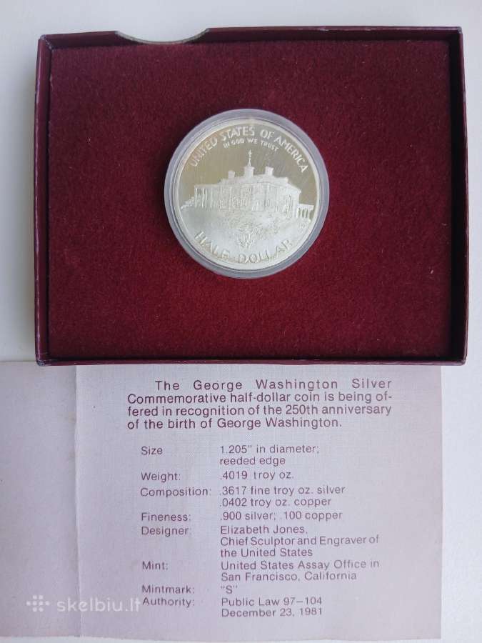 JAV Washington 1/2 doleris - nuotraukos Nr. 3