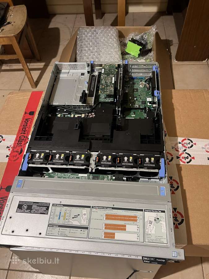 Dell Poweredge R740xd serveris – 2x Xeon Gold 6252