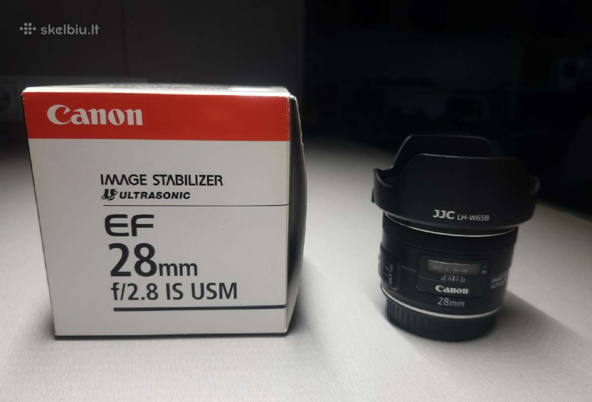 Canon Ef 28mm f/2.8 Is Usm objektyvas
