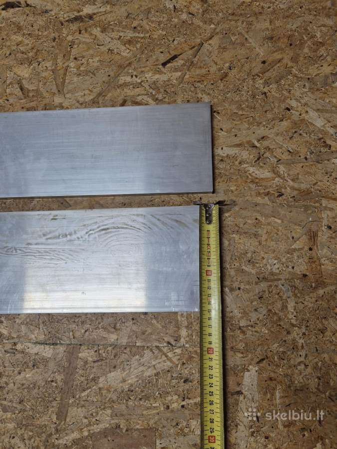 Aliuminio juosta 10x150mm Pa38 Aw-6060 aliuminis - nuotraukos Nr. 3