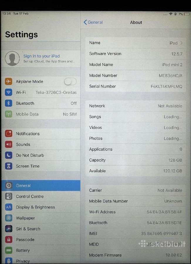 iPad mini 2 - nuotraukos Nr. 4