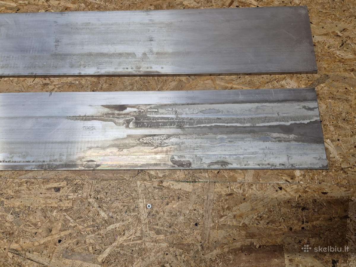Aliuminio juosta 10x150mm Pa38 Aw-6060 aliuminis - nuotraukos Nr. 5