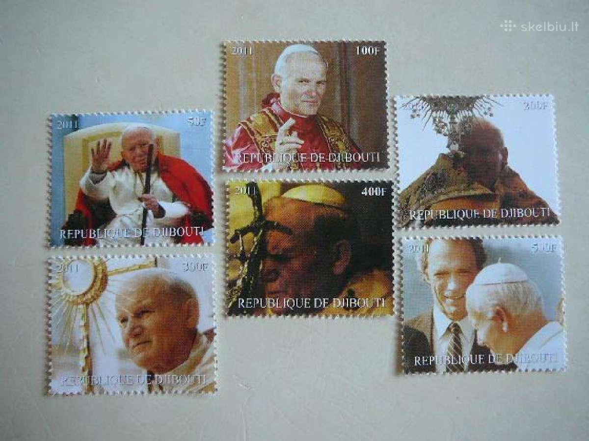 Popiezius J. Paulius II Dzibutis 2011 Mnh cg1868