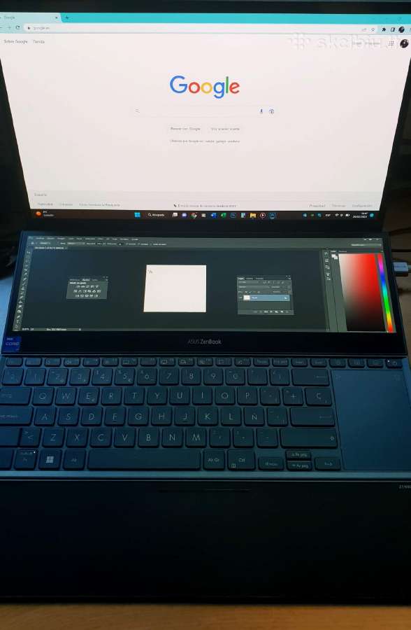 Asus Zenbook Pro Duo Ux582zm – idealios būklės - nuotraukos Nr. 3