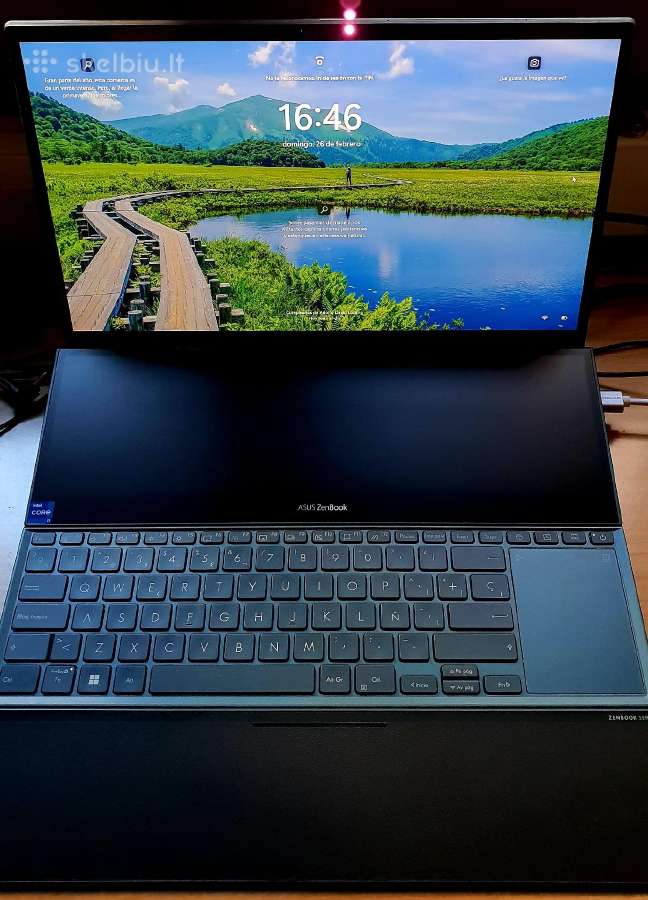 Asus Zenbook Pro Duo Ux582zm – idealios būklės - nuotraukos Nr. 4
