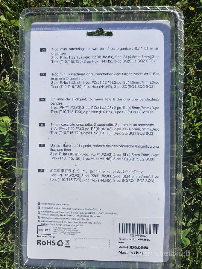 Naujas mini terkšlės ir antgalių komplektas - nuotraukos Nr. 2