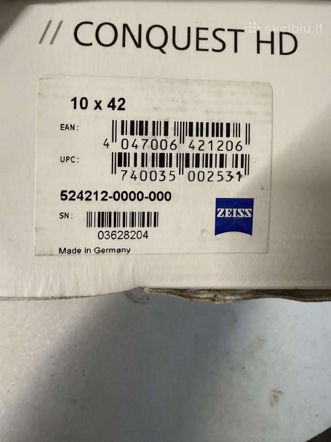 Zeiss Conquest HD 10x42 - nuotraukos Nr. 6