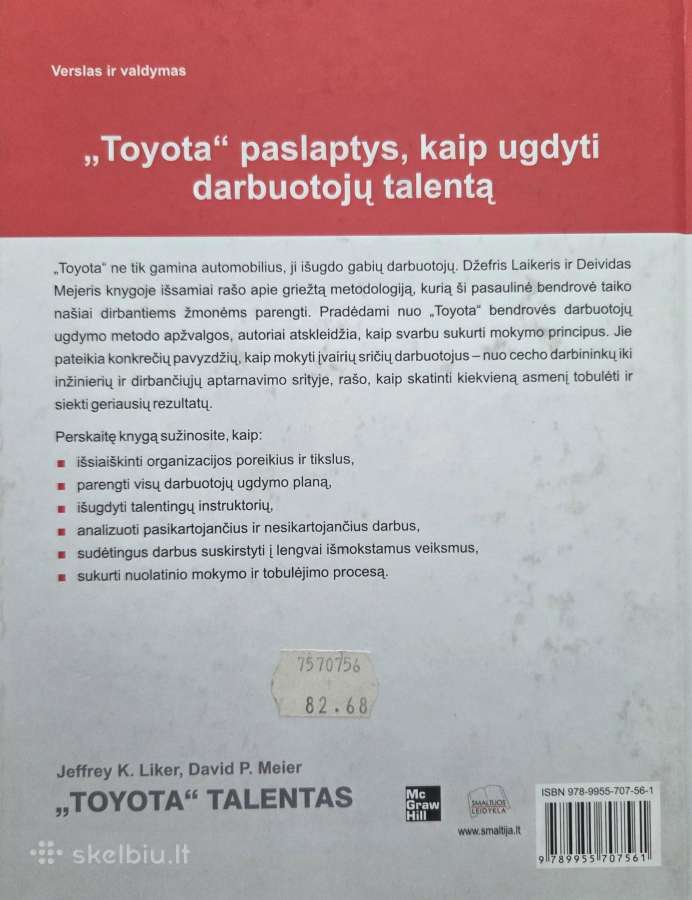 Knyga "Toyota Talentas" - nuotraukos Nr. 2