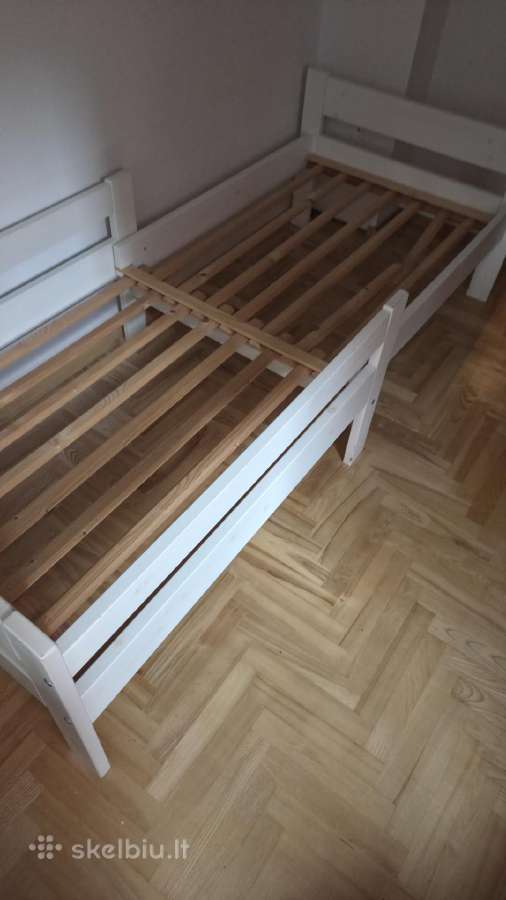 Vaikiška medinė lova maniežas - nuotraukos Nr. 2