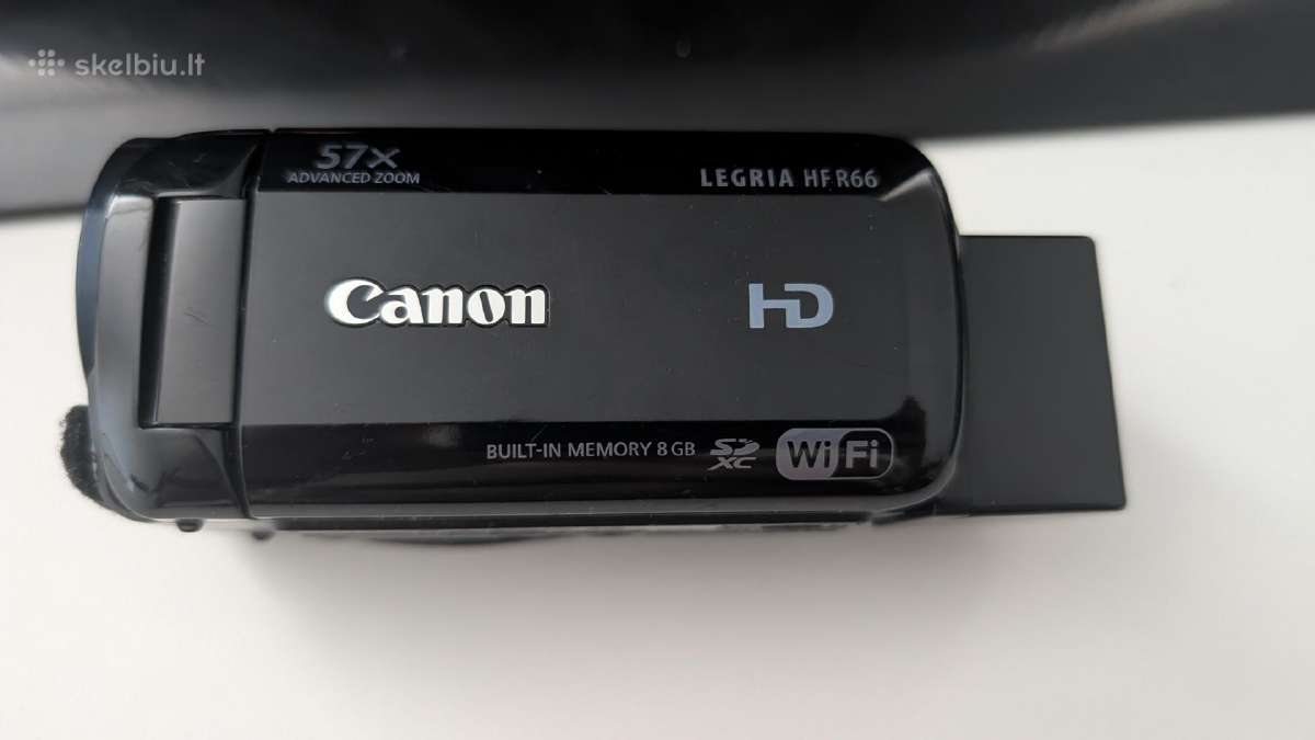 Vaizdo kamera Canon legria Hf R66 Is WiFi - nuotraukos Nr. 2
