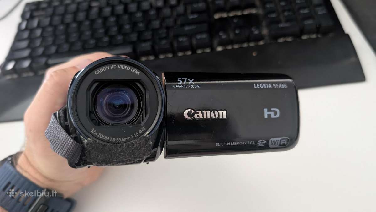 Vaizdo kamera Canon legria Hf R66 Is WiFi - nuotraukos Nr. 3